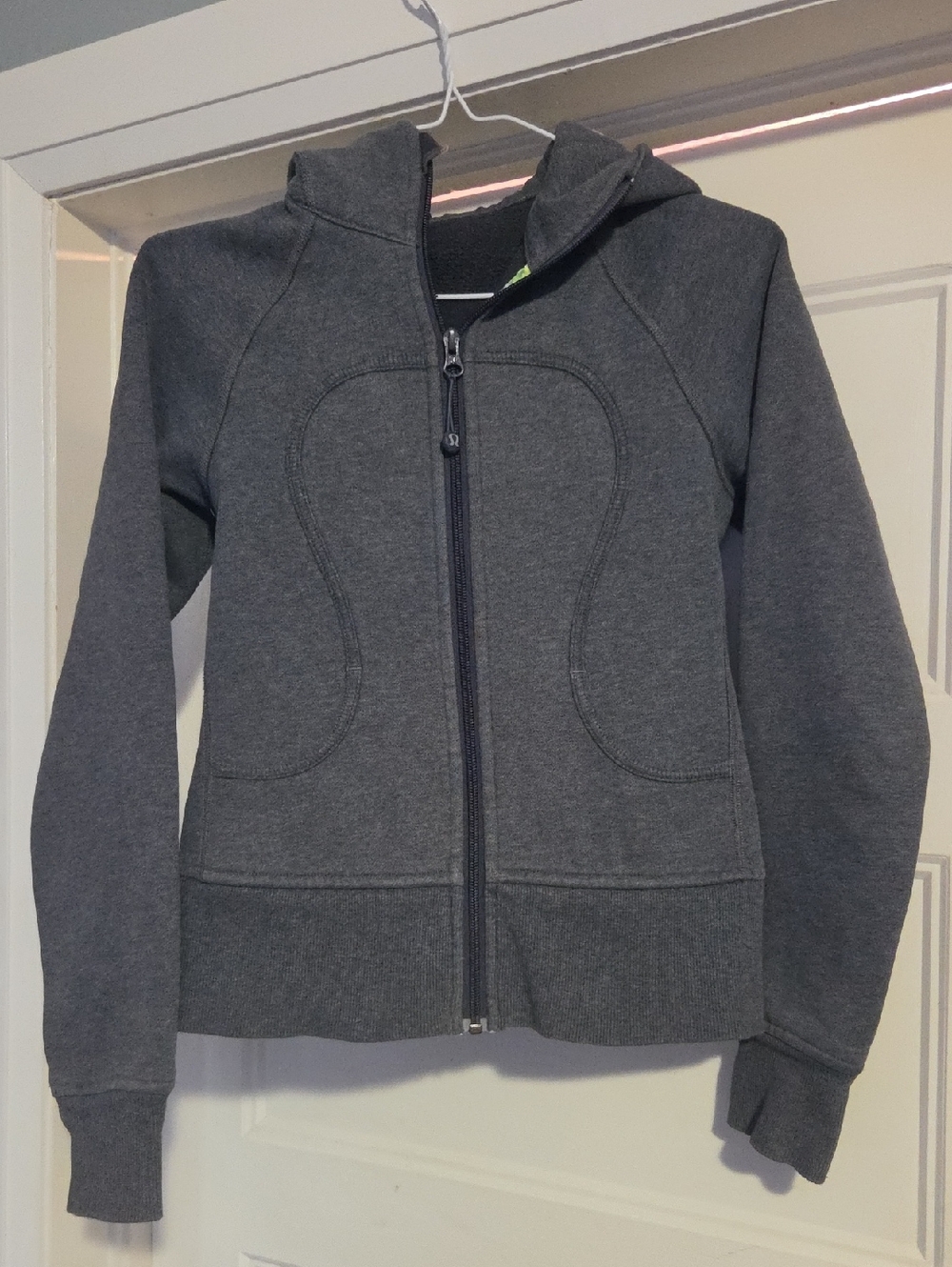 lululemon athletica Girls' Dark Gray Full-Zip Hoodie